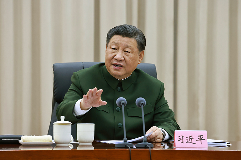 11月29日，中共中央總書記、國家主席、中央軍委主席習近平到武警海警總隊東海海區(qū)指揮部視察。這是習近平發(fā)表重要講話。